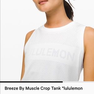 Lululemon Breeze by Muscle Crop Tank